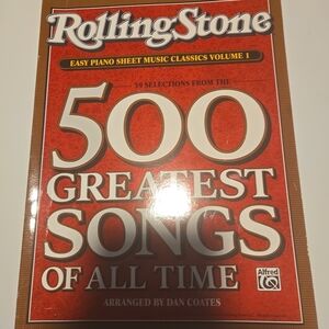 Rolling Stone 500 Greatest Songs Easy Piano Sheet Music - Red